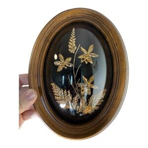 Gold Covered Hawaiian Flowers Art